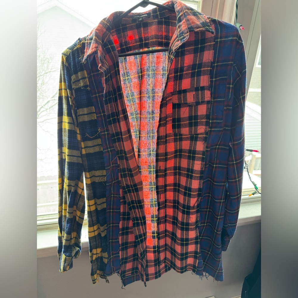 Multi color flannel